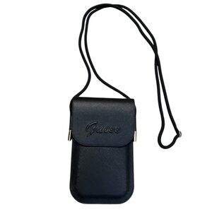 Guess universal wallet phone crossbody bag black